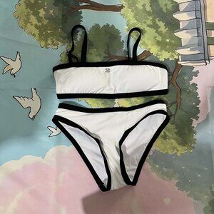 Chanel White Swimsuit